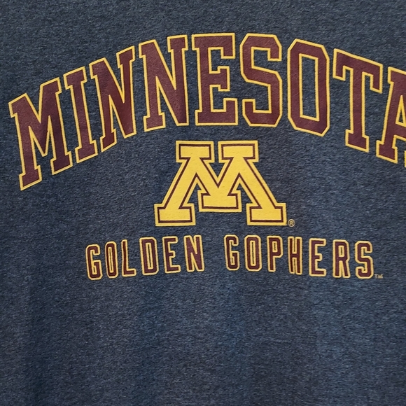 Minnesota Golden Gophers Adult Small Gray Long Sleeve Shirt READ - Picture 2 of 7